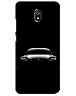 Чехол для Xiaomi Redmi 8A с картинкой «Фары Tesla Night»
