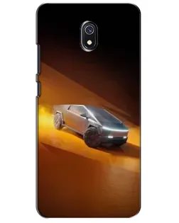 Чехол для Xiaomi Redmi 8A с картинкой «Cybertruck в пустыне»
