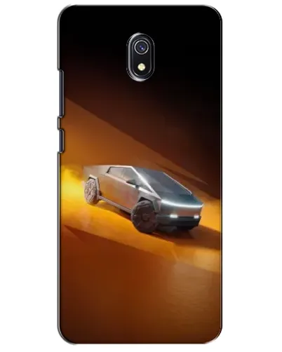 Чехол для Xiaomi Redmi 8A с картинкой «Cybertruck в пустыне»