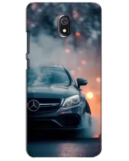 Чехол для Xiaomi Redmi 8A с картинкой «Mercedes — ночной город»