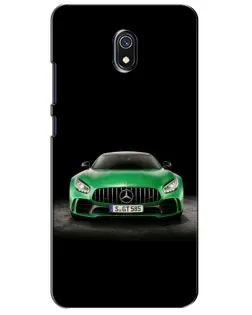 Чехол для Xiaomi Redmi 8A с картинкой «Mercedes — неоновый лого»