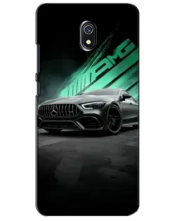 Чехол для Xiaomi Redmi 8A с картинкой «Темный Mercedes AMG»