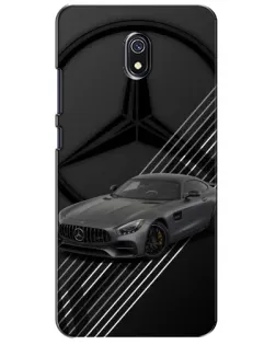 Чехол для Xiaomi Redmi 8A с картинкой «Mercedes AMG — графика»