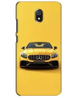Чехол для Xiaomi Redmi 8A с картинкой «Желтый Mercedes GT»