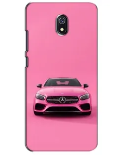 Чохол для Xiaomi Redmi 8A з картинкою «Рожевий Mercedes AMG»