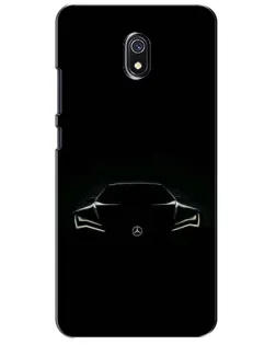 Чохол для Xiaomi Redmi 8A з картинкою «Mercedes — силует авто»