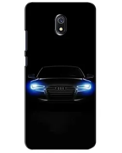 Чехол для Xiaomi Redmi 8A с картинкой «Audi в неоне»