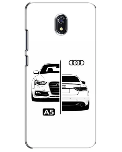 Чехол для Xiaomi Redmi 8A с картинкой «Audi — контрастный дизайн» Чехол для Xiaomi Redmi 8A с картинкой «Audi — контрастный дизайн»