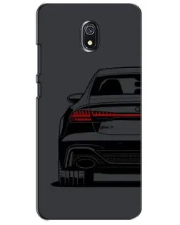 Чехол для Xiaomi Redmi 8A с картинкой «Задняя часть Audi — арт»