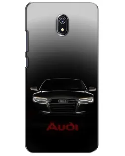 Чехол для Xiaomi Redmi 8A с картинкой «Audi — градиентный контур»