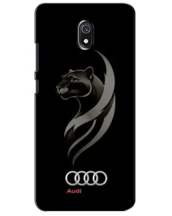Чехол для Xiaomi Redmi 8A с картинкой «Графика — пантера и Audi»