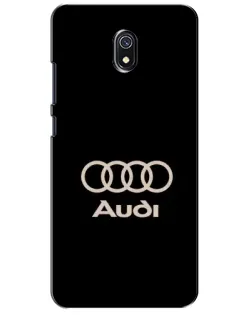 Чехол для Xiaomi Redmi 8A с картинкой «Audi — золотой логотип»