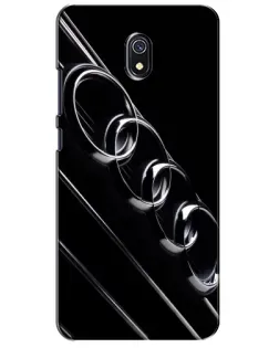 Чехол для Xiaomi Redmi 8A с картинкой «Audi — абстрактные кольца»
