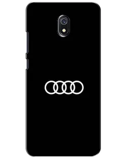 Чехол для Xiaomi Redmi 8A с картинкой «Audi White Logo»