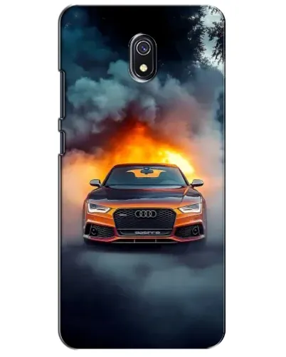 Чехол для Xiaomi Redmi 8A с картинкой «Audi в огненном дыму» Чехол для Xiaomi Redmi 8A с картинкой «Audi в огненном дыму»