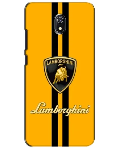 Чехол для Xiaomi Redmi 8A с картинкой «Lamborghini Stripe желтый»