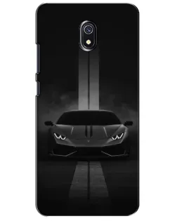 Чехол для Xiaomi Redmi 8A с картинкой «Lamborghini симметрия дорог»