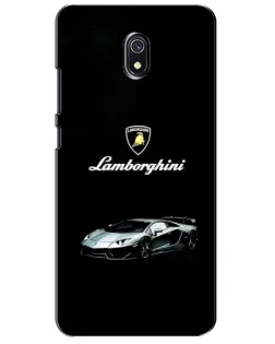 Чехол для Xiaomi Redmi 8A с картинкой «Логотип Lamborghini классика»