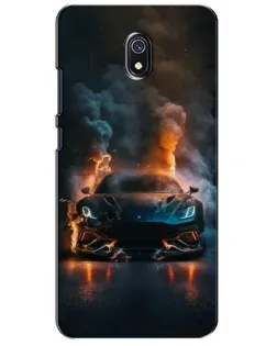 Чехол для Xiaomi Redmi 8A с картинкой «Lamborghini дымная эстетика»