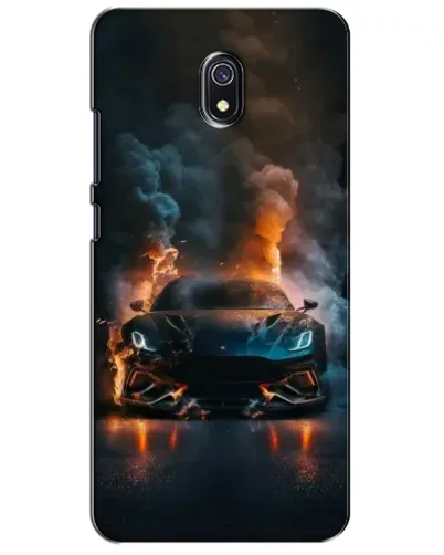 Чехол для Xiaomi Redmi 8A с картинкой «Lamborghini дымная эстетика»