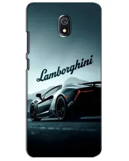 Чехол для Xiaomi Redmi 8A с картинкой «Классическая надпись Lamborghini»