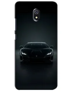 Чехол для Xiaomi Redmi 8A с картинкой «Черный Lamborghini Aventador»