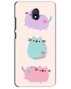 Чехол для Xiaomi Redmi 8A с картинкой «Pusheen трио»