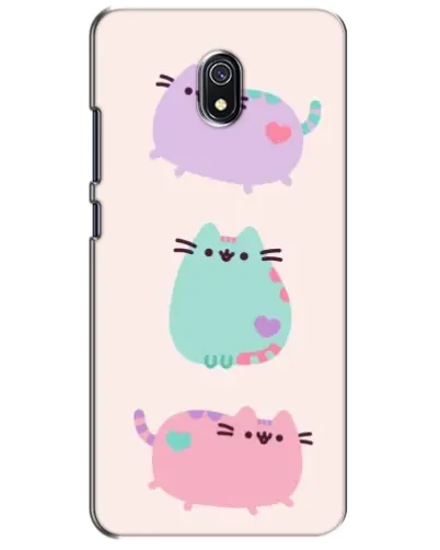 Чехол для Xiaomi Redmi 8A с картинкой «Pusheen трио»