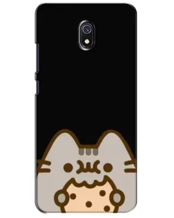 Чехол для Xiaomi Redmi 8A с картинкой «Пушин на черном»