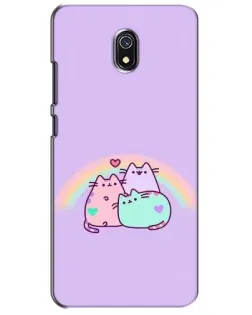 Чехол для Xiaomi Redmi 8A с картинкой «Радужные Пушины»