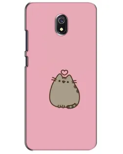Чехол для Xiaomi Redmi 8A с картинкой «Pusheen сердце»