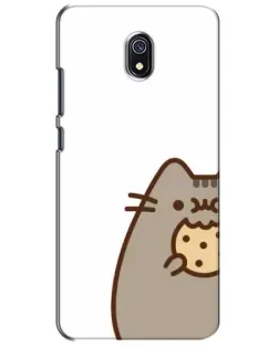 Чехол для Xiaomi Redmi 8A с картинкой «Пушин с печеньем»