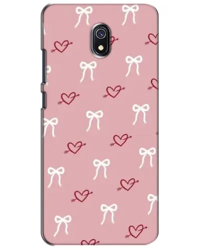 Чехол для Xiaomi Redmi 8A с картинкой «Сердца и банты» Чехол для Xiaomi Redmi 8A с картинкой «Сердца и банты»