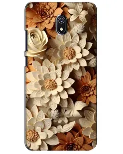Чехол для Xiaomi Redmi 8A с картинкой «Бежевый флористический декор» Чехол для Xiaomi Redmi 8A с картинкой «Бежевый флористический декор»