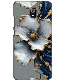 Чехол для Xiaomi Redmi 8A с картинкой «Белый цветок и золотой флюид» Чехол для Xiaomi Redmi 8A с картинкой «Белый цветок и золотой флюид»