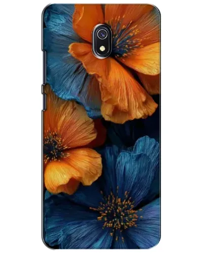 Чехол для Xiaomi Redmi 8A с картинкой «Яркая сине-оранжевая флора» Чехол для Xiaomi Redmi 8A с картинкой «Яркая сине-оранжевая флора»
