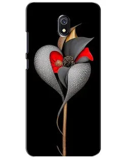 Чехол для Xiaomi Redmi 8A с картинкой «Серебряный фантазийный цветок» Чехол для Xiaomi Redmi 8A с картинкой «Серебряный фантазийный цветок»