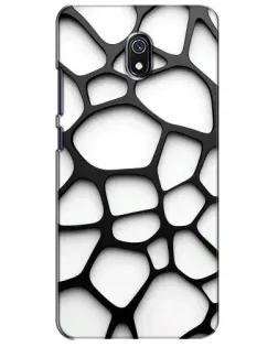 Чехол для Xiaomi Redmi 8A с картинкой «Белая объемная сетка» Чехол для Xiaomi Redmi 8A с картинкой «Белая объемная сетка»