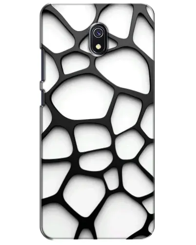 Чехол для Xiaomi Redmi 8A с картинкой «Белая объемная сетка» Чехол для Xiaomi Redmi 8A с картинкой «Белая объемная сетка»
