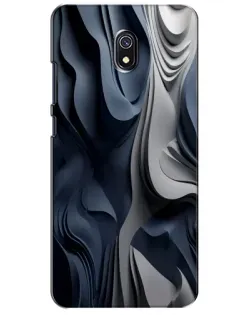 Чехол для Xiaomi Redmi 8A с картинкой «Объемные синие складки» Чехол для Xiaomi Redmi 8A с картинкой «Объемные синие складки»