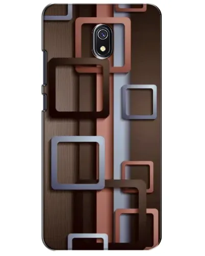 Чехол для Xiaomi Redmi 8A с картинкой «Коричневые объемные квадраты» Чехол для Xiaomi Redmi 8A с картинкой «Коричневые объемные квадраты»