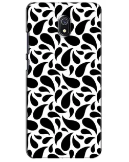 Чехол для Xiaomi Redmi 8A с картинкой «Контрастные черные капли»