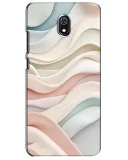 Чехол для Xiaomi Redmi 8A с картинкой «Пастельные нежные волны»