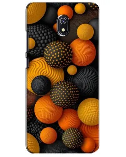 Чехол для Xiaomi Redmi 8A с картинкой «Объемные оранжевые сферы» Чехол для Xiaomi Redmi 8A с картинкой «Объемные оранжевые сферы»