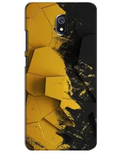 Чехол для Xiaomi Redmi 8A с картинкой «Золотые осколки геометрии»