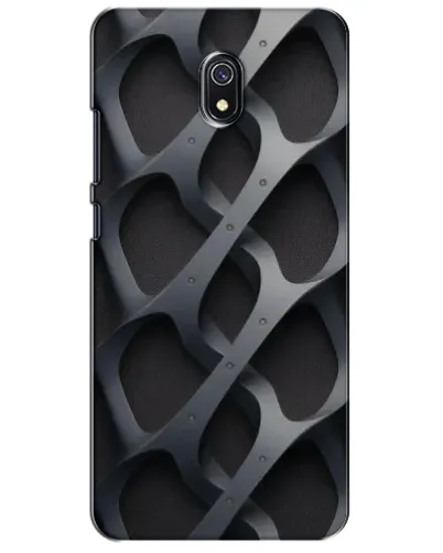 Чехол для Xiaomi Redmi 8A с картинкой «Объемное серое плетение» Чехол для Xiaomi Redmi 8A с картинкой «Объемное серое плетение»