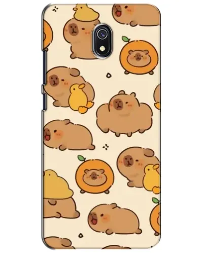 Чохол для Xiaomi Redmi 8A з картинкою «Капібари з апельсинами»