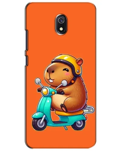 Чохол для Xiaomi Redmi 8A з картинкою «Капібара на скутері»