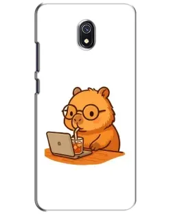 Чохол для Xiaomi Redmi 8A з картинкою «Капібара з ноутбуком» Чохол для Xiaomi Redmi 8A з картинкою «Капібара з ноутбуком»