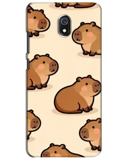 Чохол для Xiaomi Redmi 8A з картинкою «Паттерн милих капібар» Чохол для Xiaomi Redmi 8A з картинкою «Паттерн милих капібар»